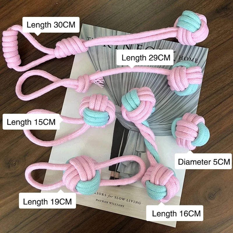 Set of 6 Dog Toys for Stronger Teeth